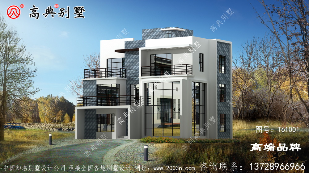 現代別墅設計能夠滿足農村生活的基本需要 。