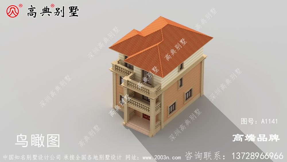 別墅設計精雕細琢的建筑給人帶來的大氣感。