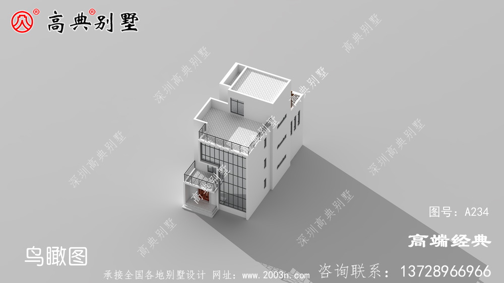 南宮市三層樓房自建圖告訴你小宅基地也能蓋豪宅，趕緊給自己安排起來