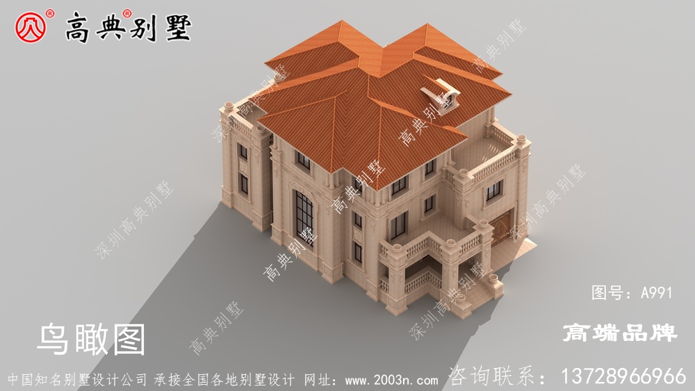 三層樓房設(shè)計(jì)效果圖造型好看且采光好	