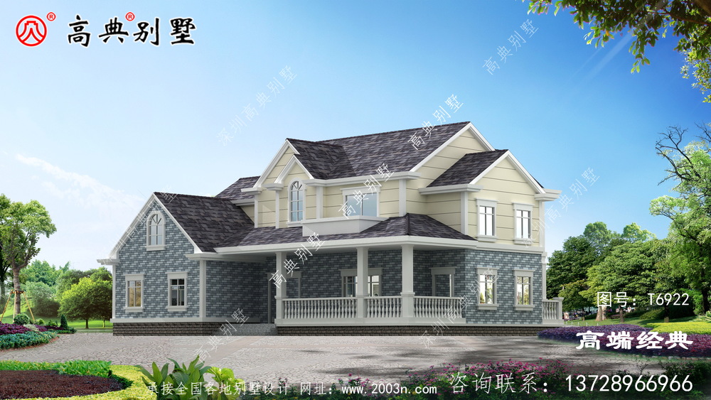 永城市二層別墅設計戶型方案圖，看完才知道為什么都去農村自建房