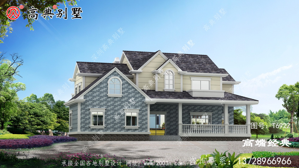 永城市二層別墅設計戶型方案圖，看完才知道為什么都去農村自建房