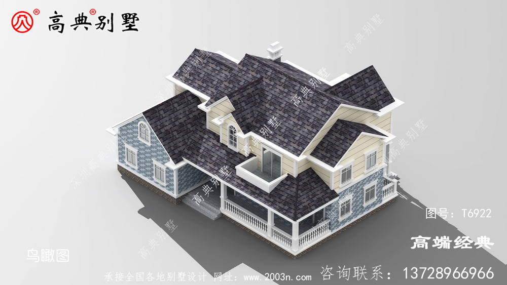 永城市二層別墅設計戶型方案圖，看完才知道為什么都去農村自建房