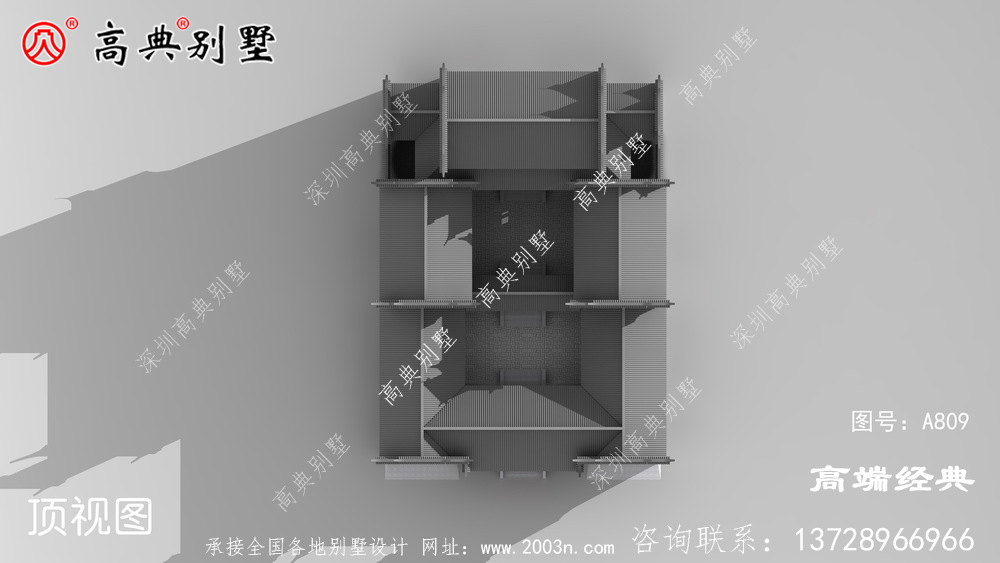 多邊形采光窗,是別墅亮點