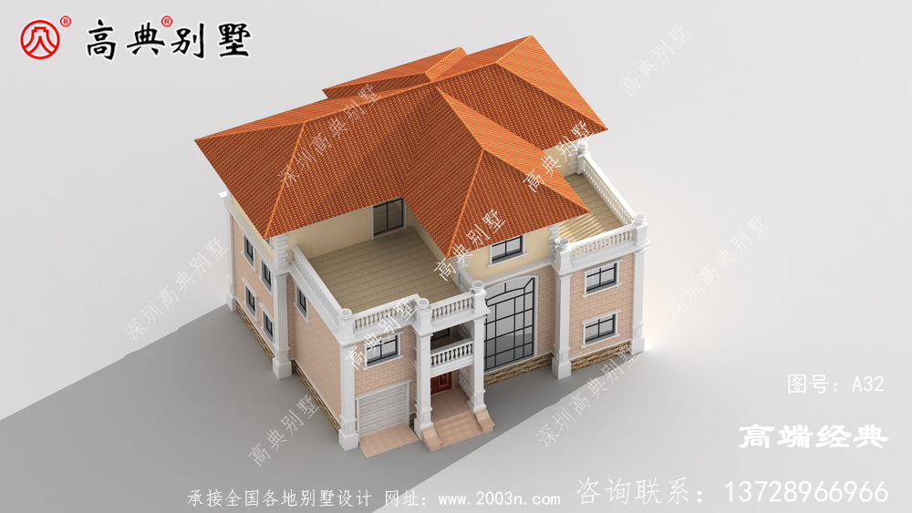 三層歐式別墅，建出來效果保證好看