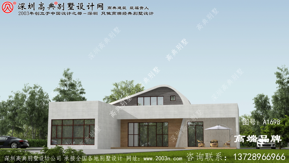 現(xiàn)代二層小洋樓設(shè)計圖，159平方內(nèi)推薦戶型