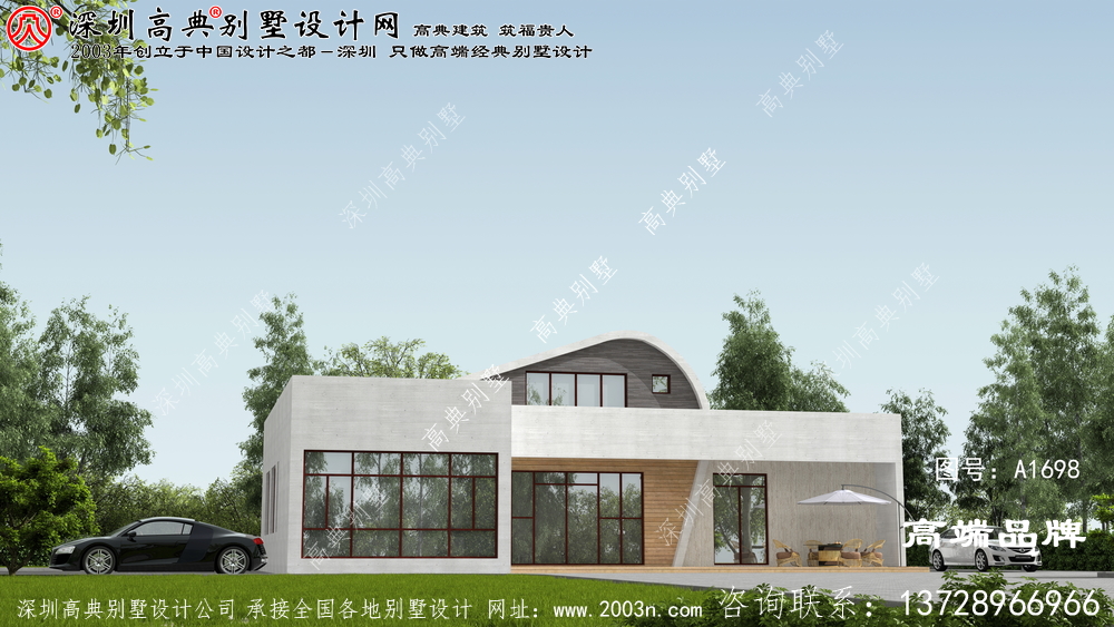 現(xiàn)代二層小洋樓設(shè)計圖，159平方內(nèi)推薦戶型