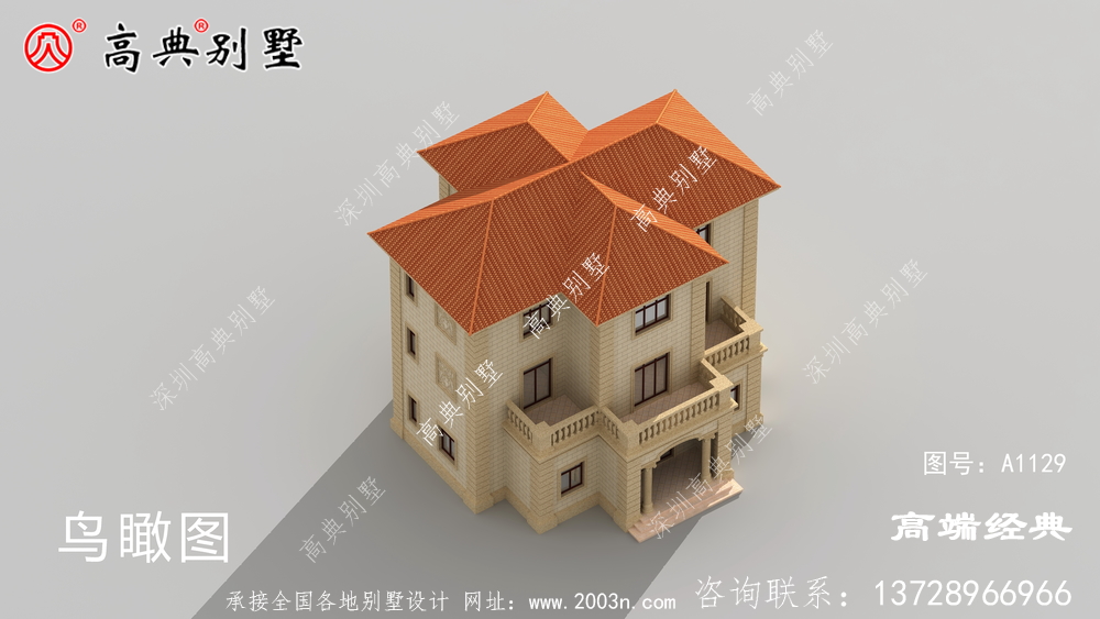 歐式三層別墅圖,不知道如何規劃自己的宅基地,不妨看看下面這棟別墅。