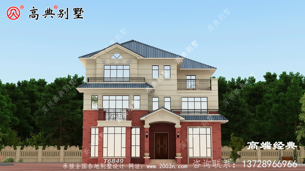 老家建一棟這樣的別墅,每次過年過節回去居住也舒適
